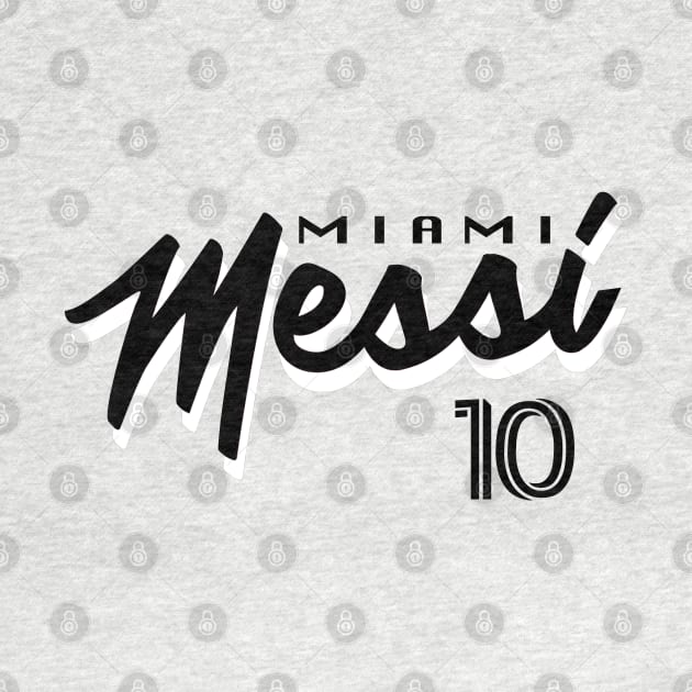 Inter Miami Messi Football Design by FanSwagUnltd